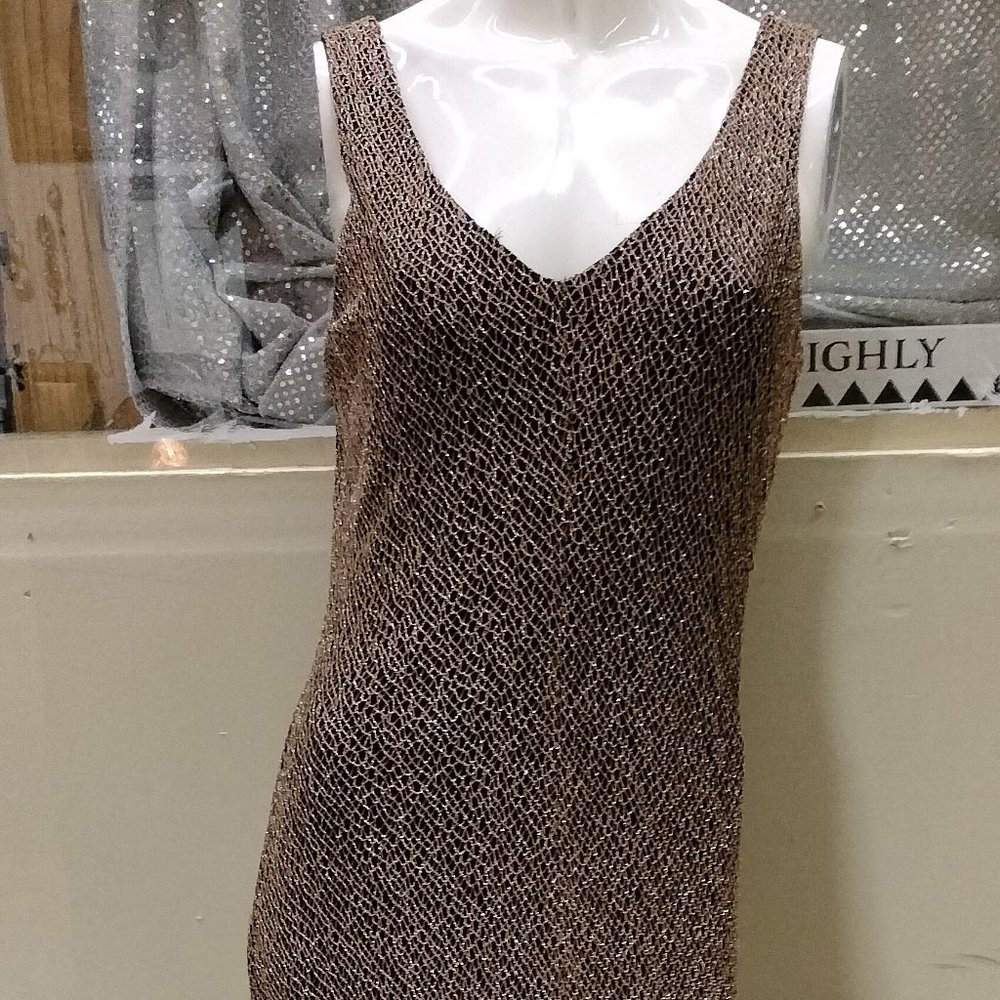 Vintage Newport News Gold and Black  Maxi